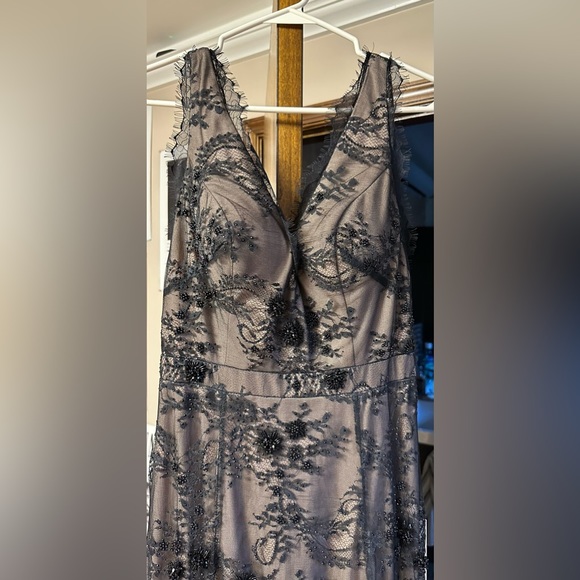 LARA Design Black Lace Prom/ Hoco Dress Size 6 - Picture 2 of 11